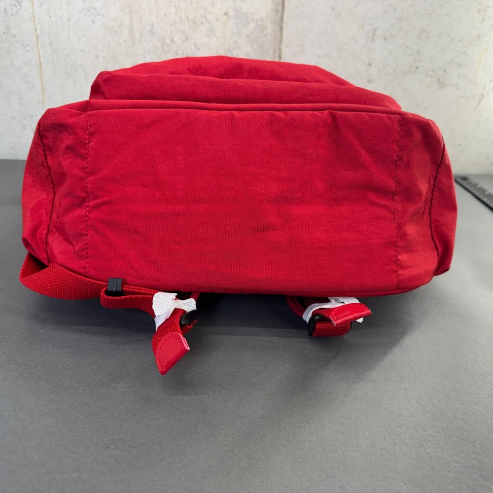 Kipling Seoul Red Nylon 27L Backpack NWT, Laptop Compartment, Monkey Keychain - Picture 8 of 10